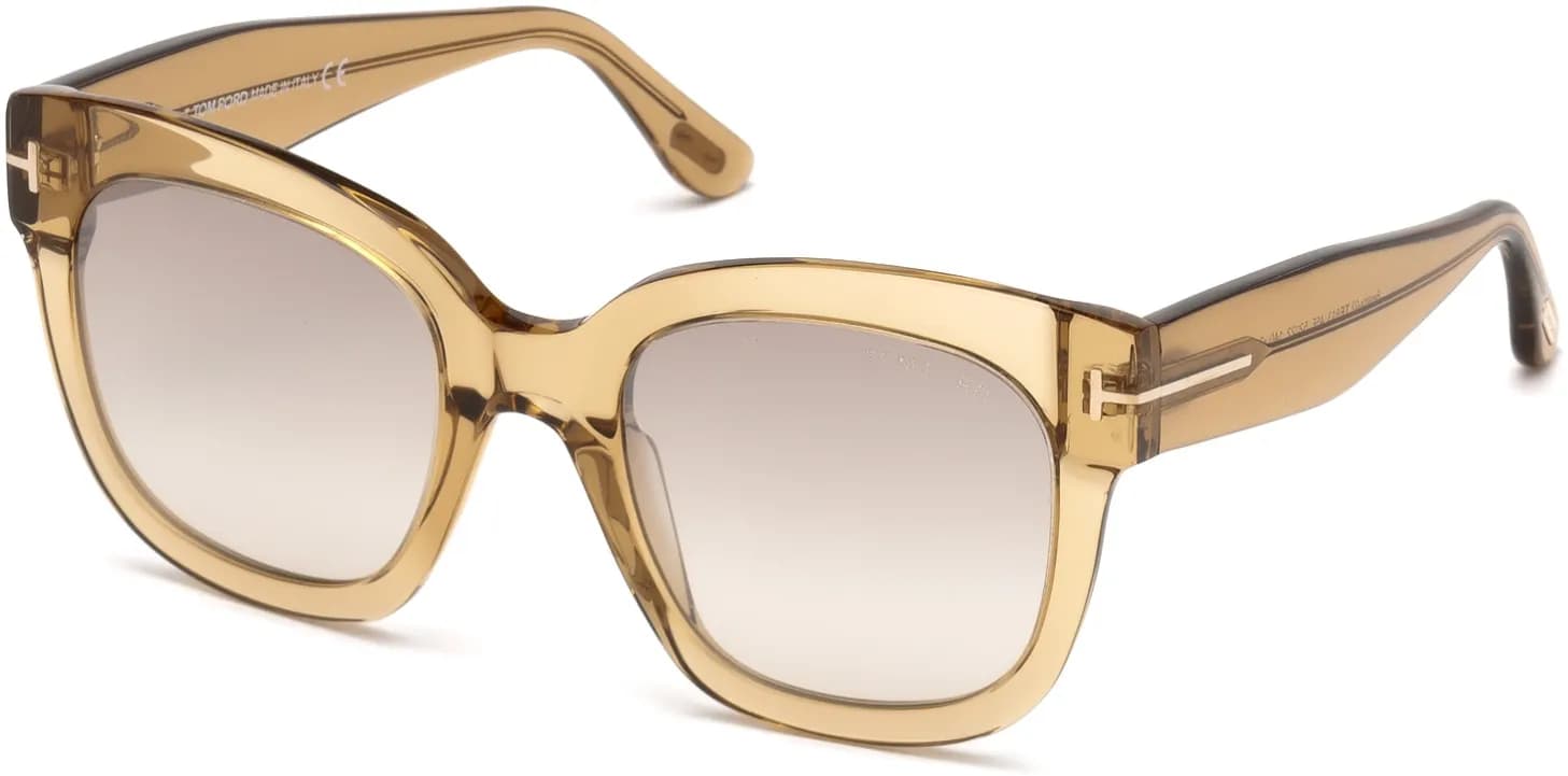 45F Transparent Champagne, Rose Gold T Logo