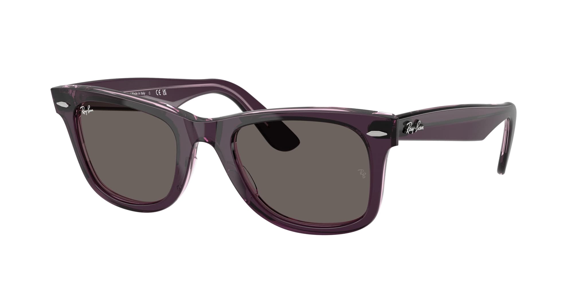 1447B1 Violet On Transparent Pink