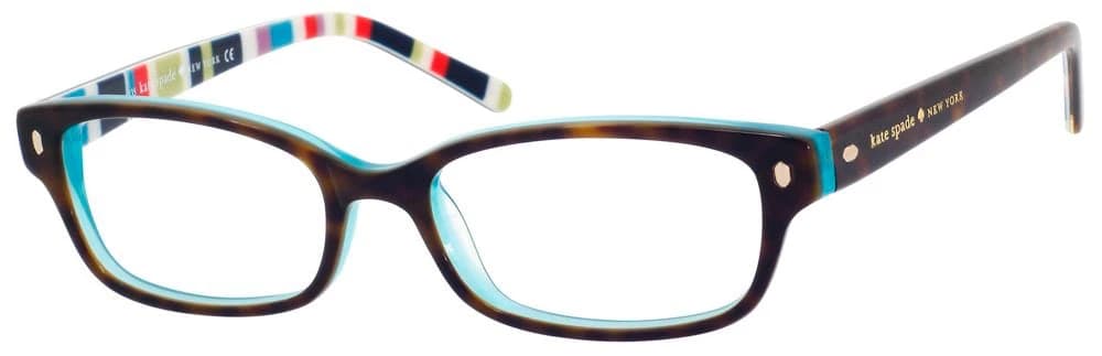 Tortoise Aqua Striped 0X77