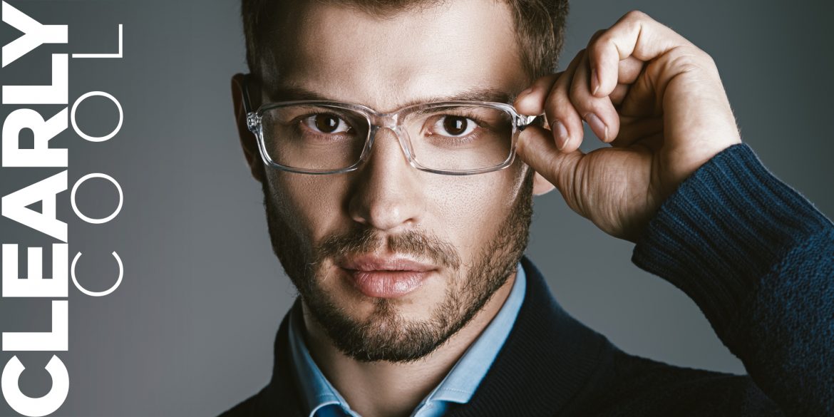 Clearly Cool: Clear Frame Eyeglasses - EZOnTheEyes