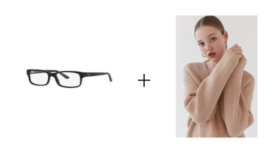 Ray Ban x V-Neck pairing