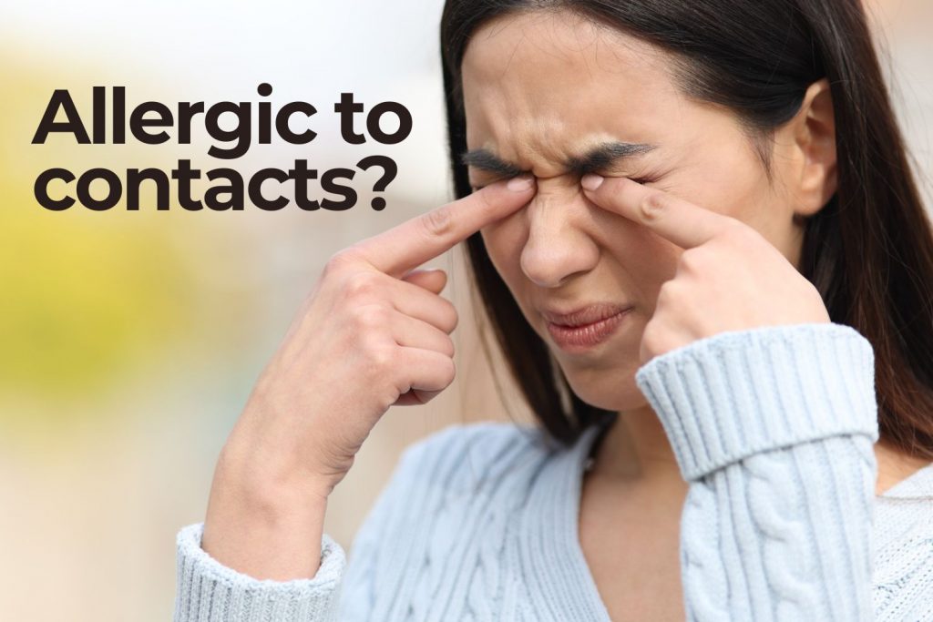 Are You Allergic to Contact Lenses? EZOnTheEyes