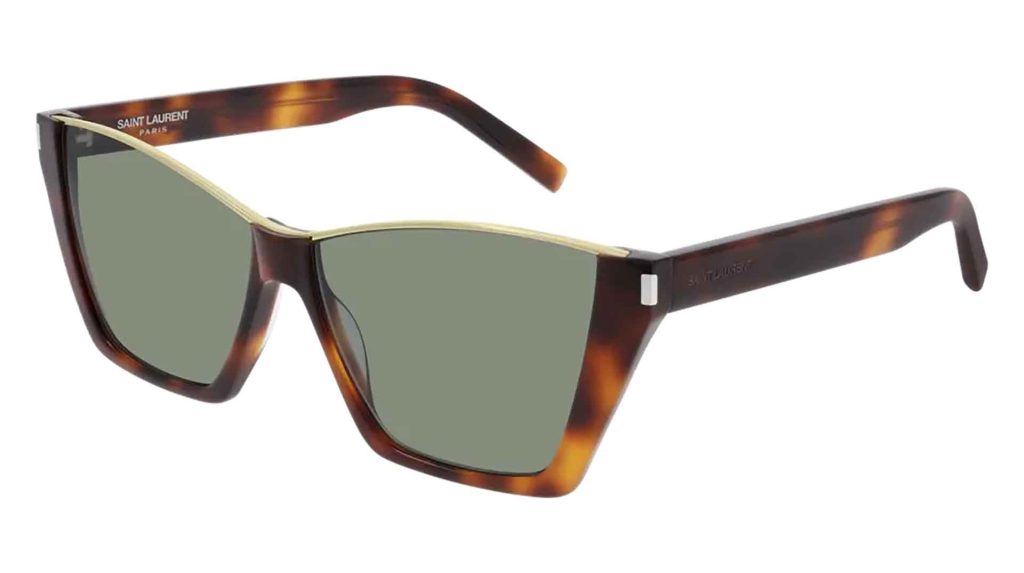 Saint Laurent KATE Sunglasses - Style SL 369 Michael Kors JAN tortoise shell cat-eye sunglasses (style MK2045) with brown gradient lenses