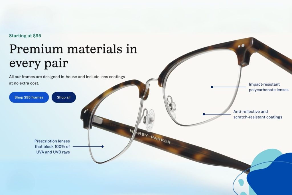 Warby Parker eyeglasses featuring Havana frames