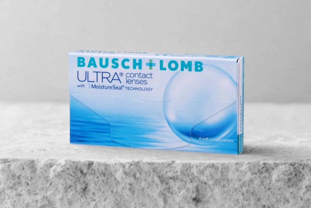 A box of Bausch + Lomb ULTRA® Monthly