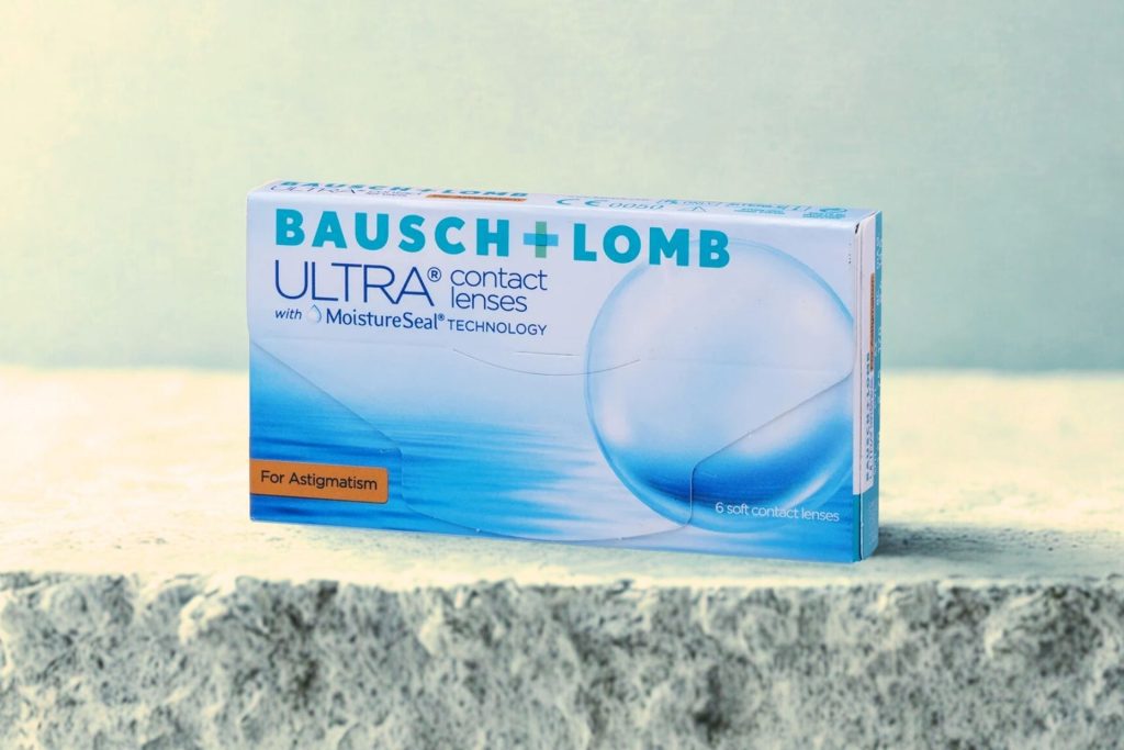 A box of ULTRA® for Astigmatism Monthly