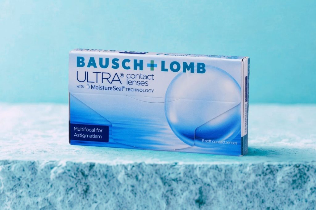 A box of ULTRA® Multifocal for Astigmatism Monthly