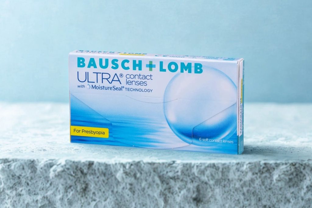 A box of Bausch & Lomb ULTRA for Presbyopia
