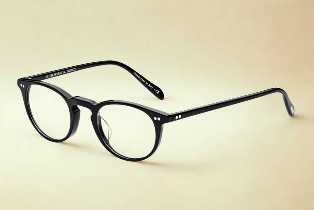 Oliver Peoples OV5004 RILEY-R eyeglasses featuring black frames