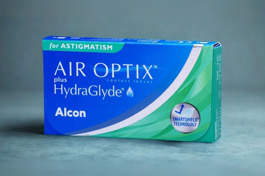 Air Optix Hydraglyde for Astigmatism contact lenses