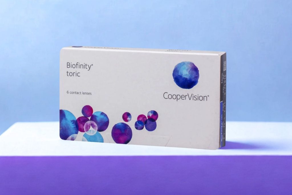 Biofinity 6 Pack Monthly soft contact lenses
