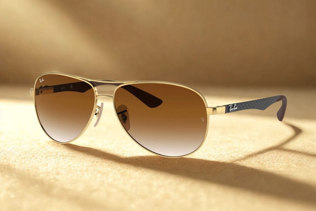 Ray-Ban RB8313 CARBON FIBRE aviator sunglasses