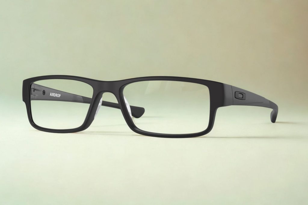 Solid black plastic frames with the Oakley logo along the hinges