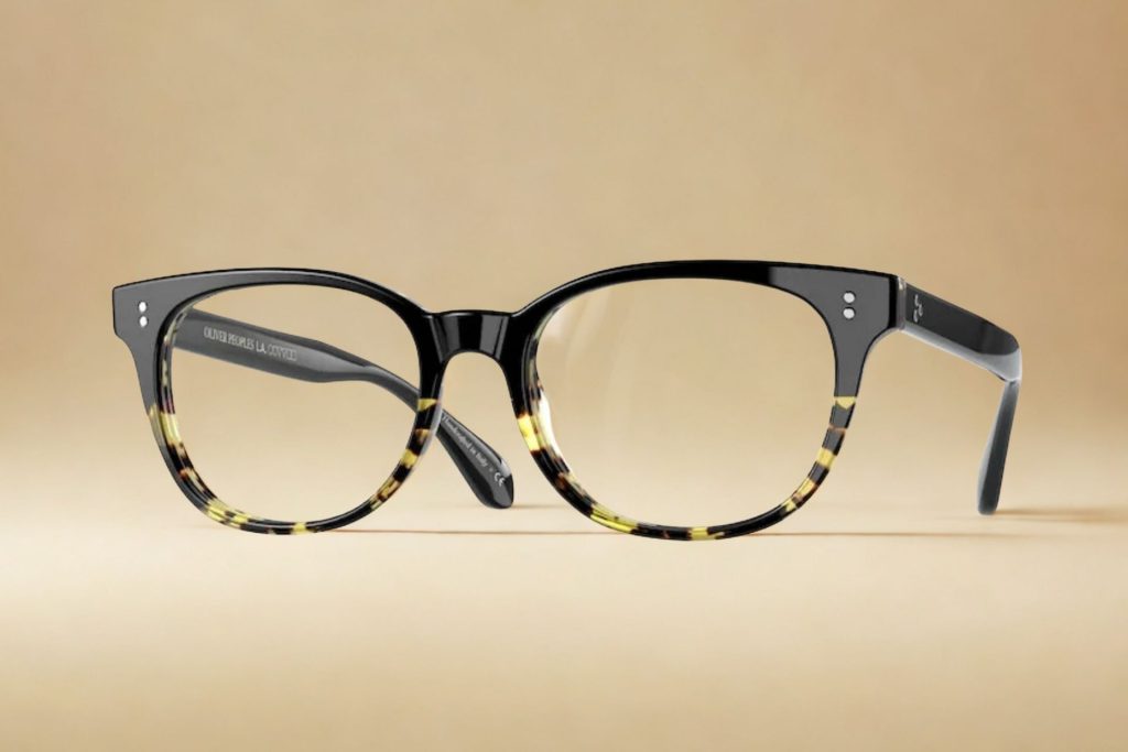 Oliver Peoples OV5457U HILDIE glasses featuring black and yellow frames