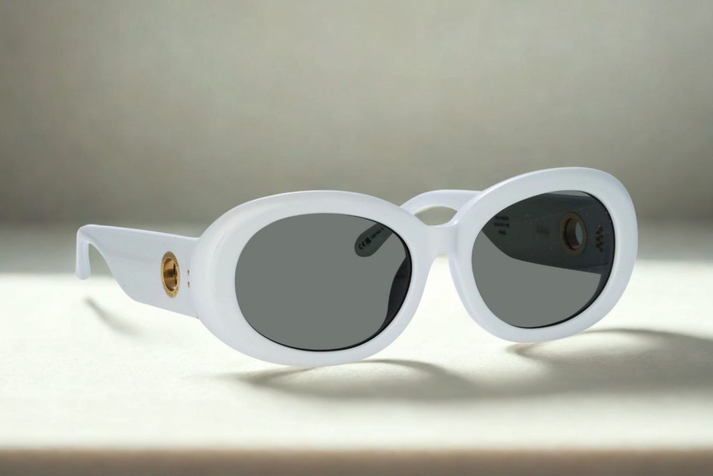 Linda Farrow LFL1462S Lina slim oval sunglasses