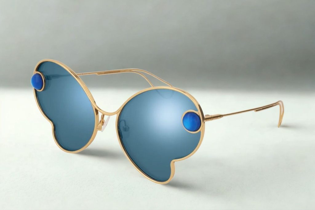 Christopher Kane CK0016S Butterfly blue sunglasses