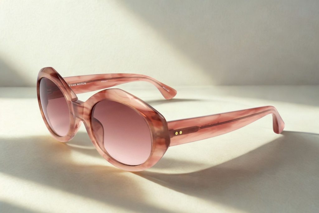 Dries Van Noten by Linda Farrow DVN44 pink sunglasses