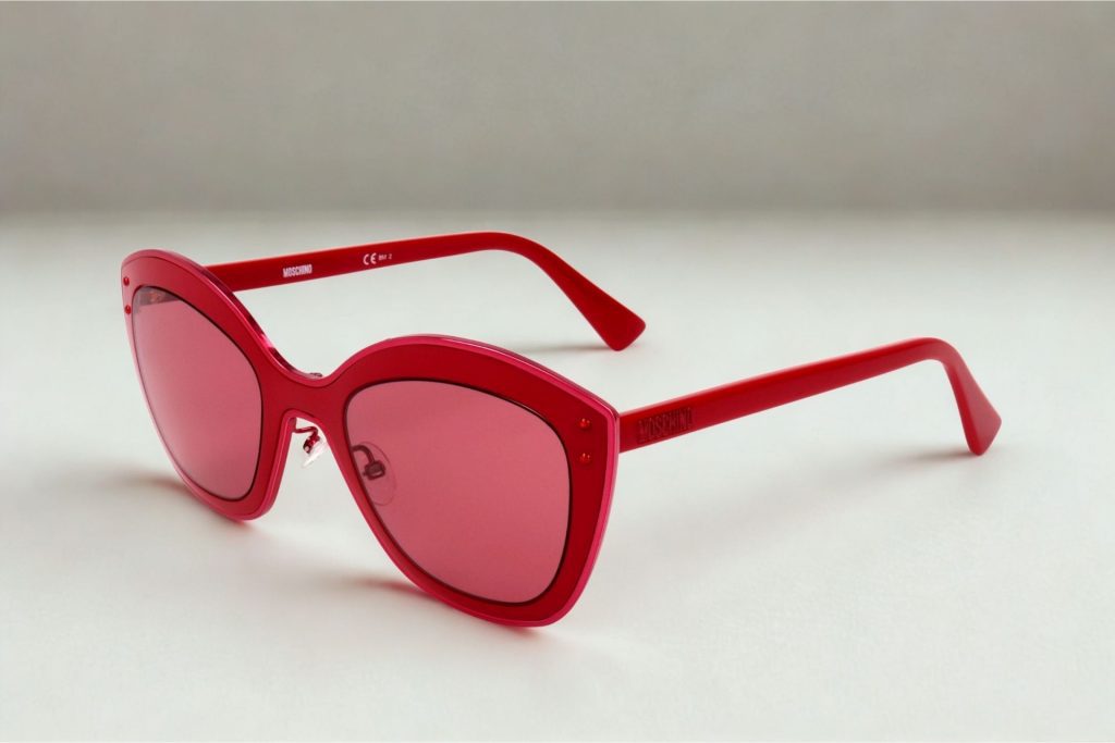Moschino MOS 050/S bold red sunglasses