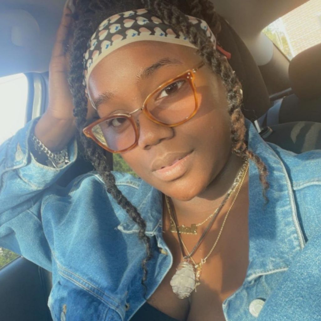 Marissa T. wearing Celine CL50002U eyeglasses