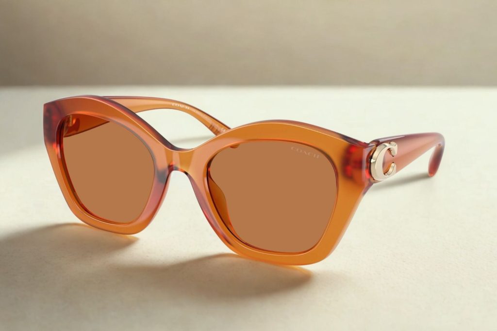 Coach HC8421U CAD31 0HC8421U amber sunglasses