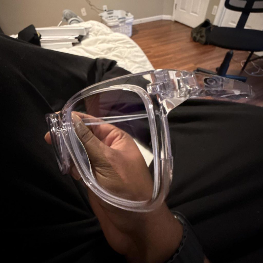 Man holds Oakley OX8163 CENTERBOARD