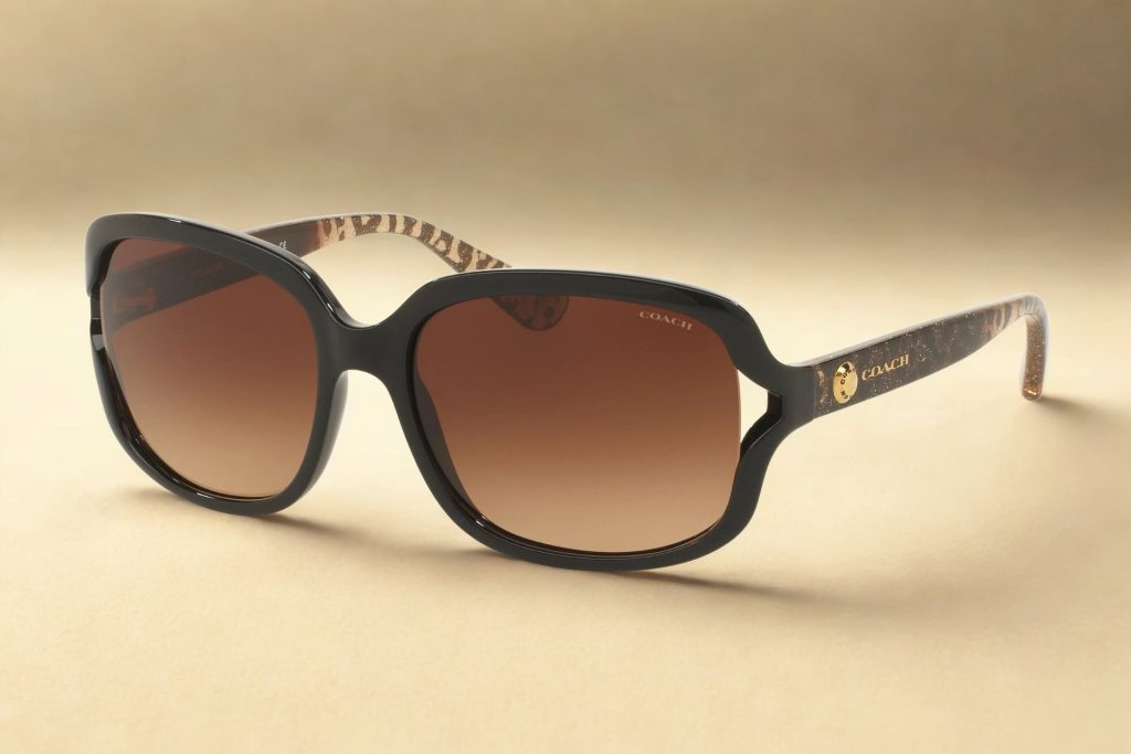 Coach HC8169 L149 sunglasses featuring gradient lenses