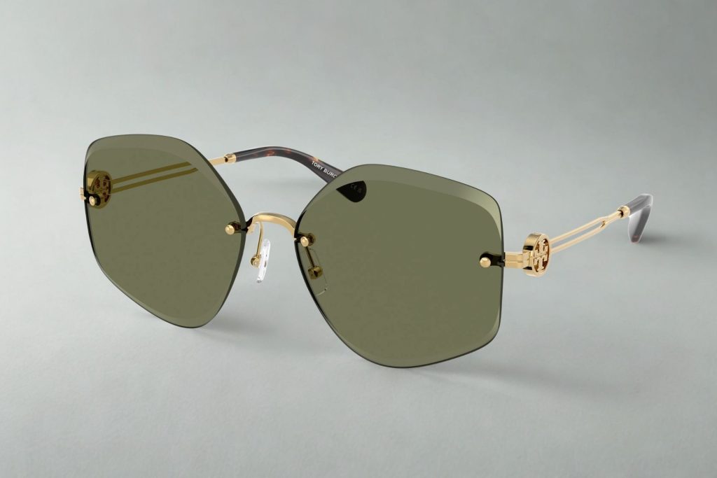 Tory Burch TY6111 geometric sunglasses