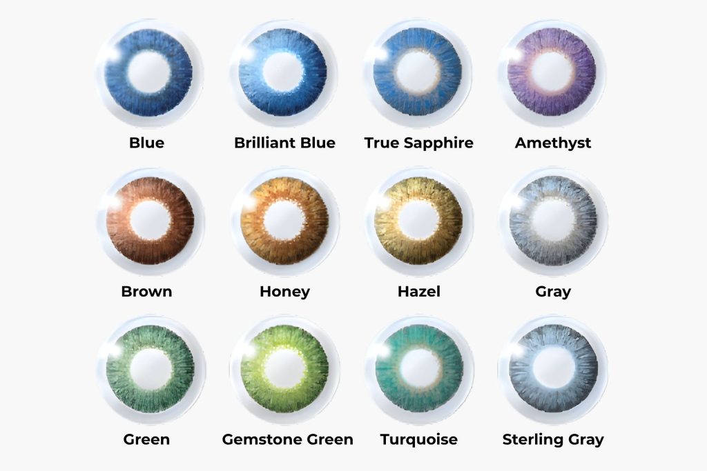 Air Optix Colors options