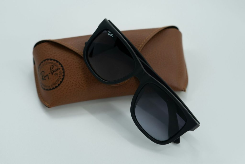 Ray-Bans with case