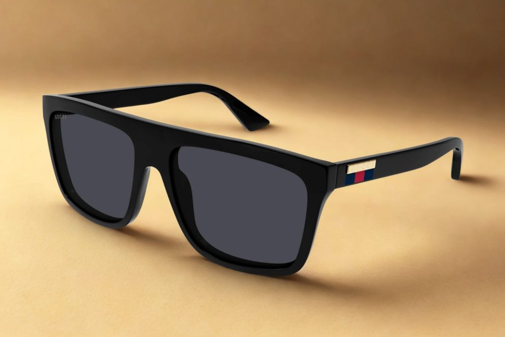 Gucci GG0748S classic black sunglasses