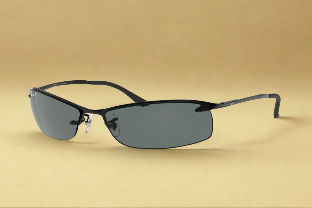 Ray-Ban RB3183 black polarized sunglasses