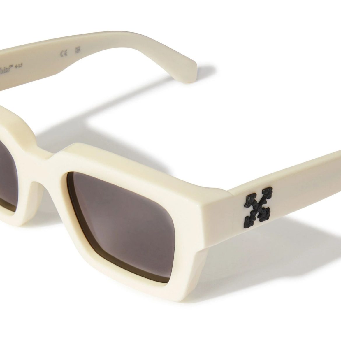 Off-White VIRGIL SUNGLASSES featuring cream frames