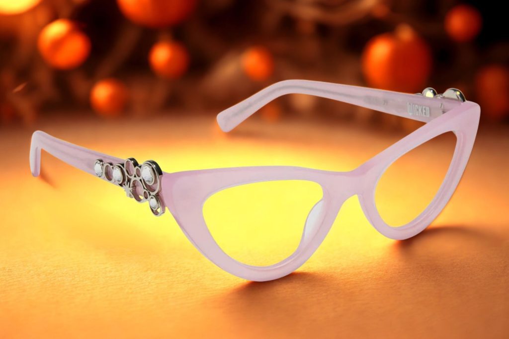 Glinda Upland For Good pink cat-eye glasses