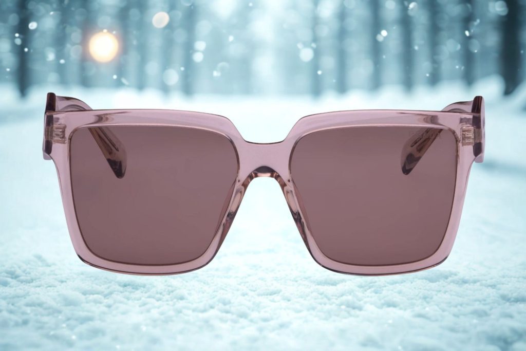 Prada PR 24ZS sunglasses featuring purple lenses and frames