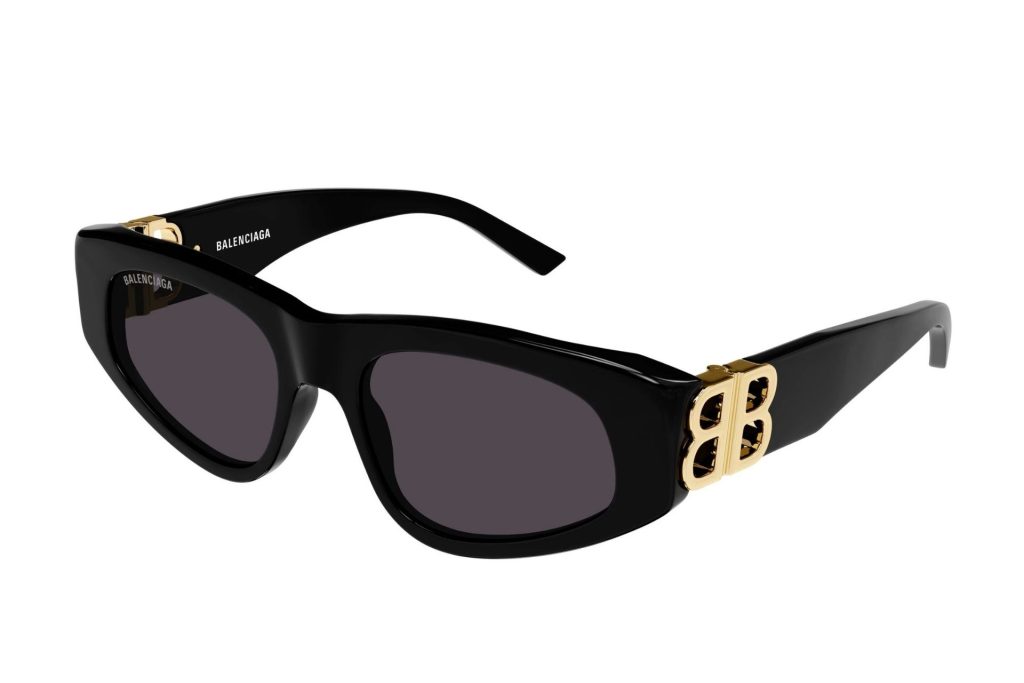 Balenciaga BB0095S sunglasses featuring black frames