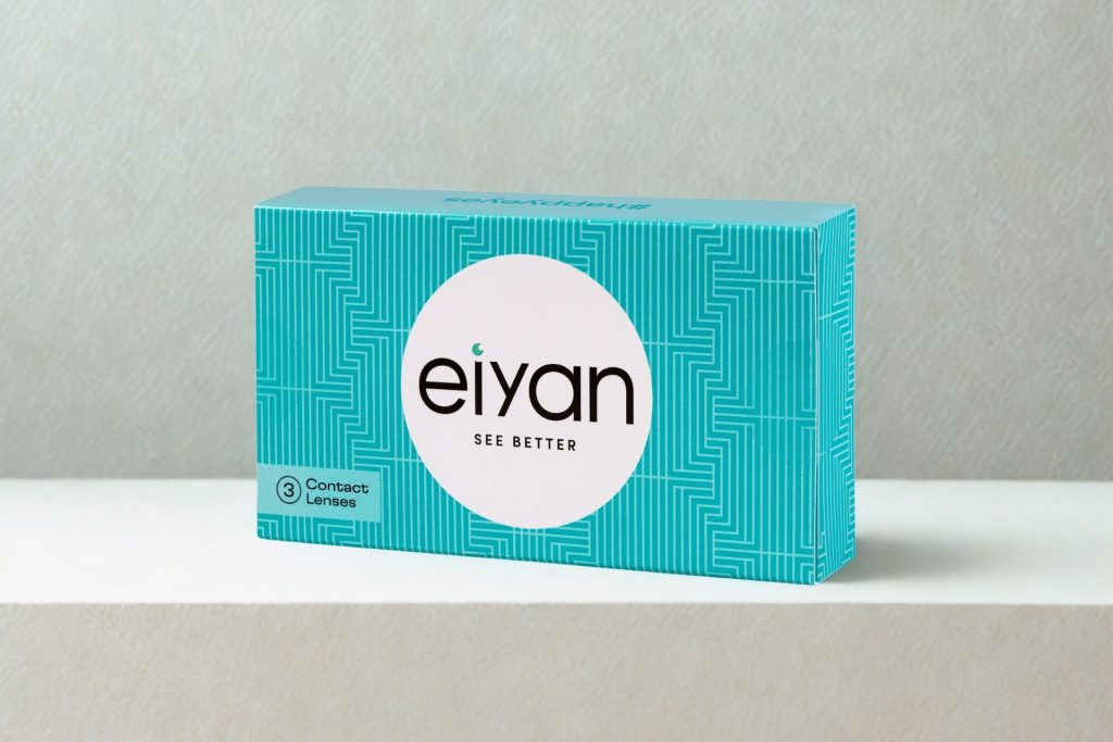 Box of Eiyan contact lenses
