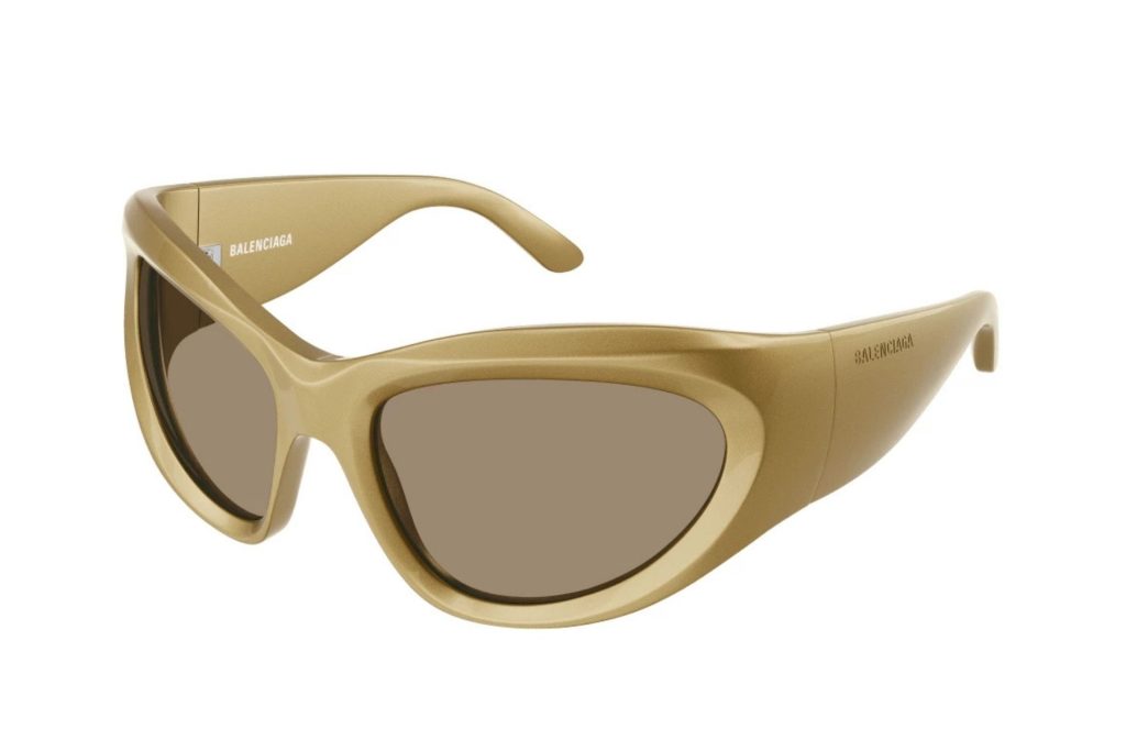 Balenciaga BB0228S oversized wrap-around sunglasses