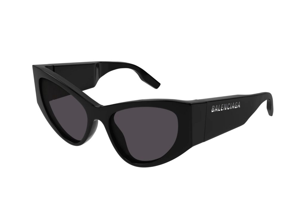 Balenciaga BB0300S black pointed sunglasses