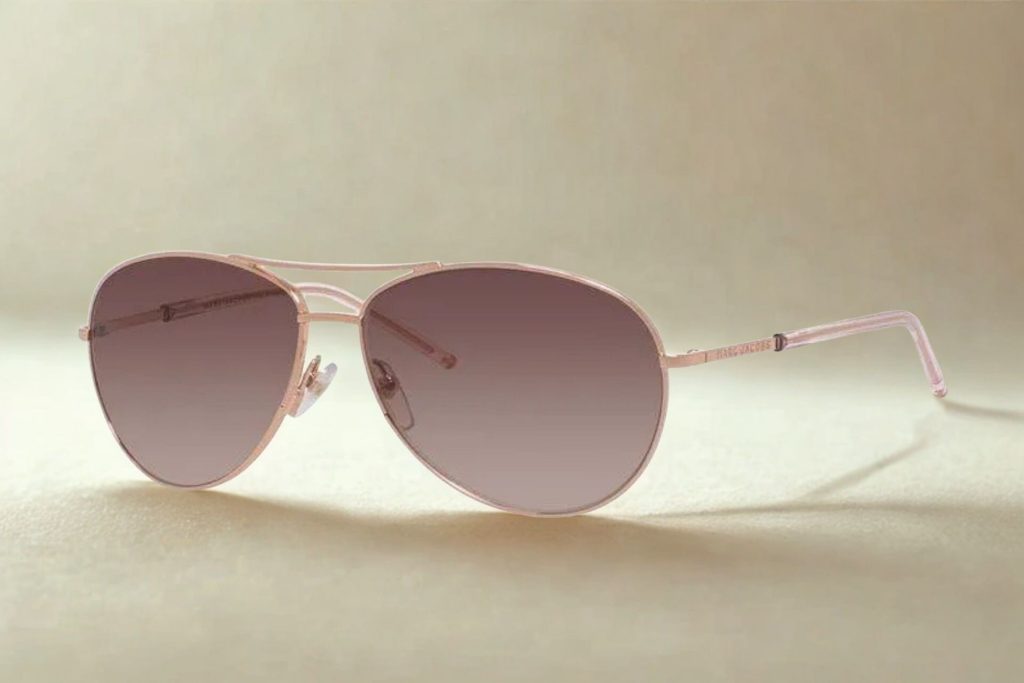 Marc Jacobs Marc 59/S aviator shades featuring tinted lenses