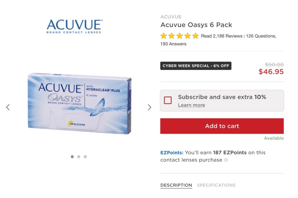 ACUVUE OASYS With Hydraclear Plus