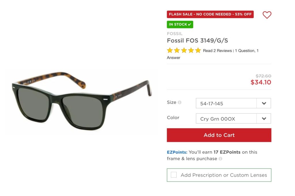 Fossil FOS 3149/G/S sunglasses