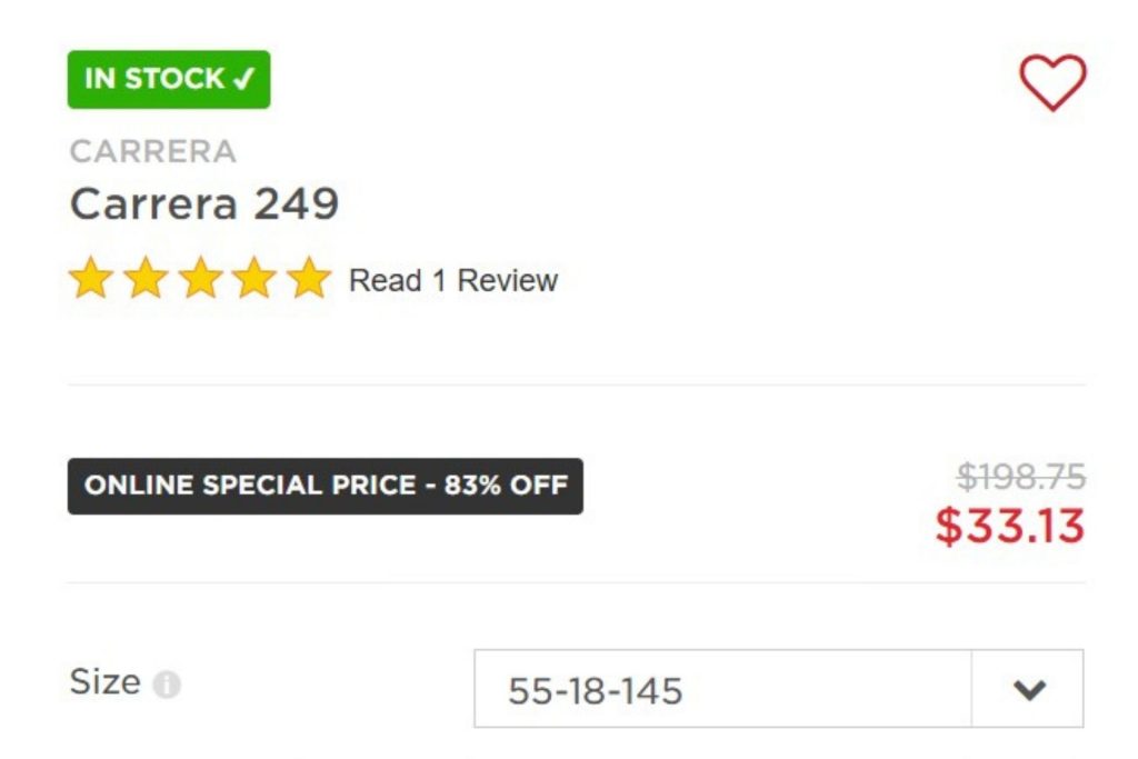 EZcontacts in stock checkmark