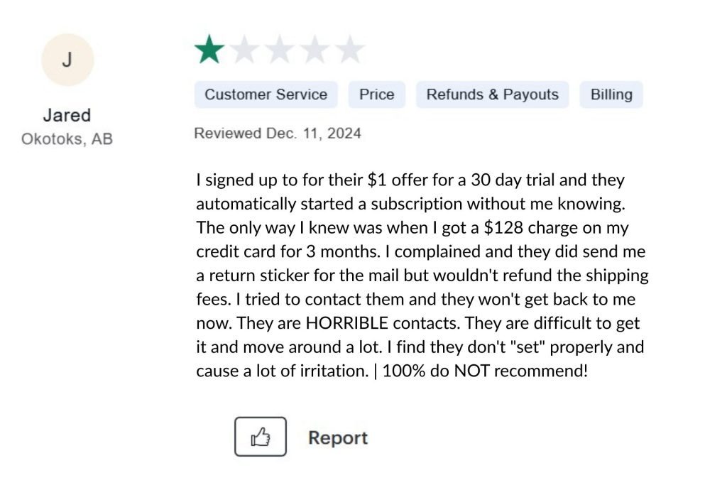 Hubble Contacts review