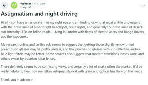 Astigmatism & Lights: How Astigmatism Affects Night Vision EZOnTheEyes