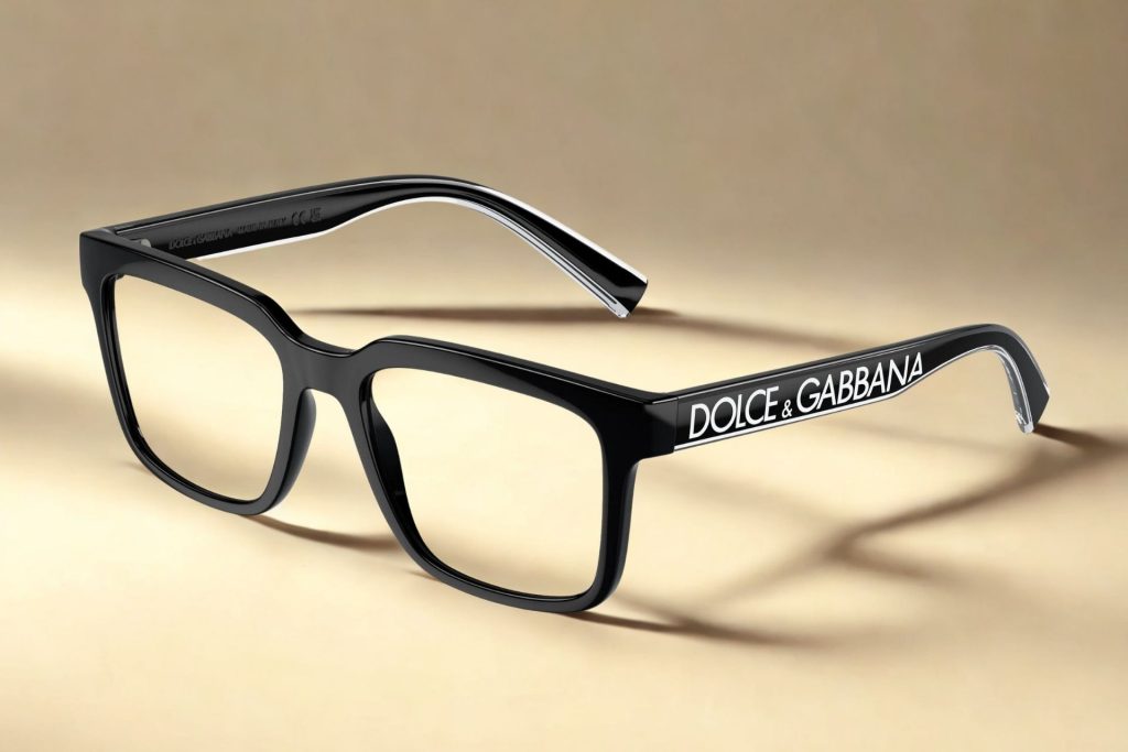 Dolce & Gabbana DG5101 black square men’s eyeglasses