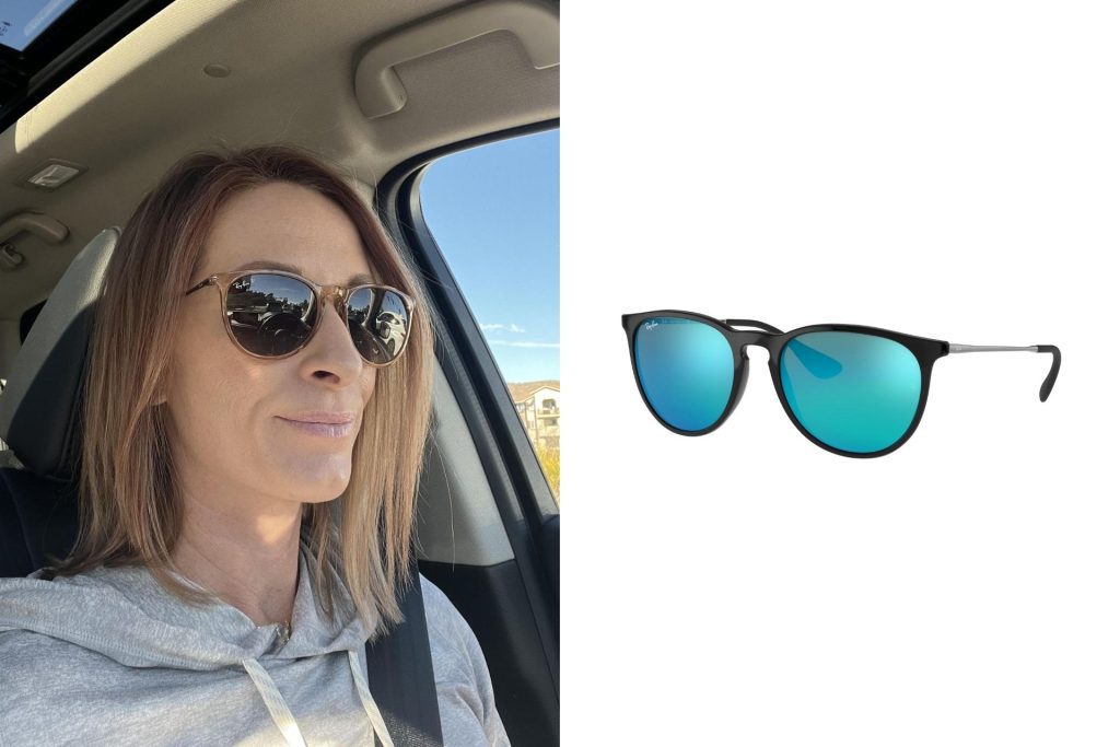 Ray-Ban RB4171 ERIKA mirrored sunglasses