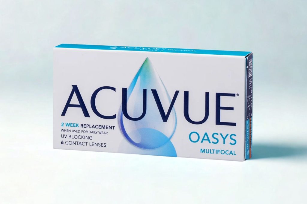 Box of ACUVUE Oasys multifocal