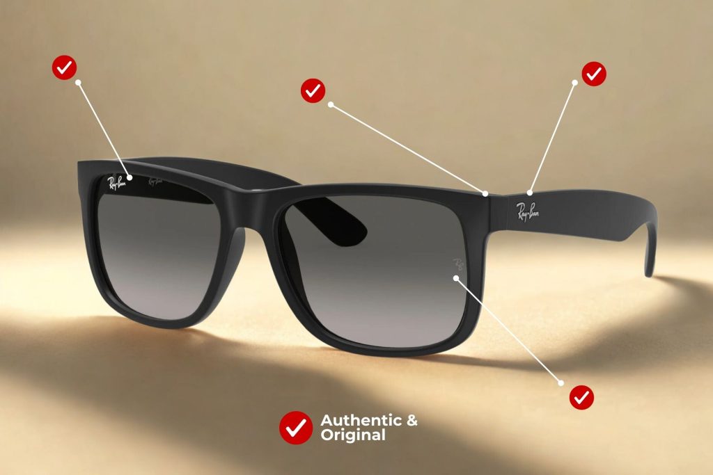 Ray-Ban RB4165 JUSTIN black sunglasses