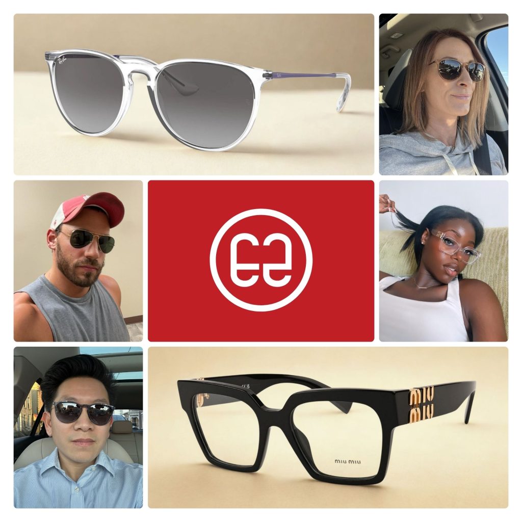 Collage of EZContacts products