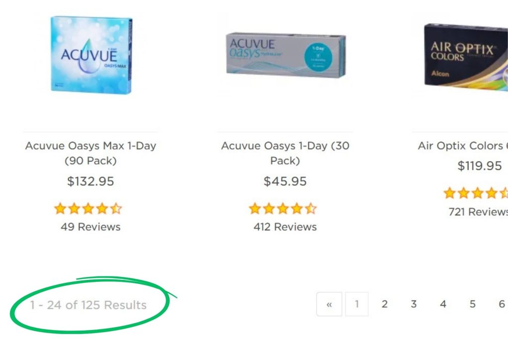 Number of contacts at EZContacts